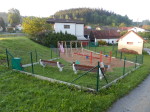 Výstavba dětského hřiště v Hrabří